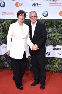 Joachim Krol and his wife Heidrun Teusner Krol arriving for the German Film Award ceremony on 3 05 2019 in Berlin German Film Award 2019 in Berlin Arrival Red Carpet