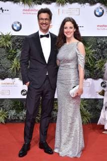 Florian David Fitz and Anja Knauer arriving for the German Film Award ceremony on 3 05 2019 in Berlin German Film Award 2019 in Berlin Arrival Red Carpet