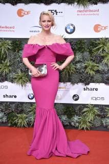 Franziska Knuppe arriving for the German Film Award ceremony on 3 05 2019 in Berlin German Film Award 2019 in Berlin Arrival Red Carpet