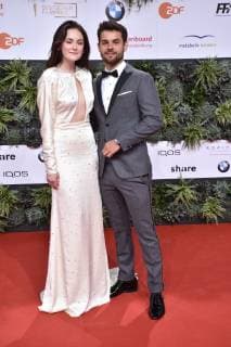 Lea van Acken and Lucas Reiber arriving for the German Film Award ceremony on 3 05 2019 in Berlin German Film Award 2019 in Berlin Arrival Red Carpet