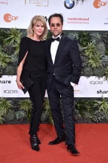 Anna Loos and Jan Josef Liefers arriving for the presentation of the German Film Prize on 3 05 2019 in Berlin German Film Prize 2019 in Berlin Arrival Red Carpet