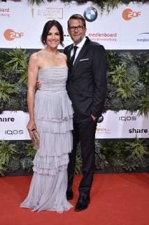 Bettina Zimmermann and Kai Wiesinger arriving for the German Film Award ceremony on 3 05 2019 in Berlin German Film Award 2019 in Berlin Arrival Red Carpet