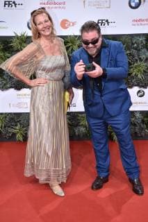 Armin Rohde and Karen Boehne arriving for the German Film Award ceremony on 3 05 2019 in Berlin German Film Award 2019 in Berlin Arrival Red Carpet