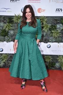 Simone Thomalla arriving for the German Film Award ceremony on 3 05 2019 in Berlin German Film Award 2019 in Berlin Arrival Red Carpet