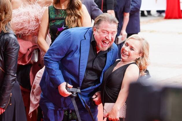 03 05 2019 Berlin Germany GER Award of the German Film Prize Palais am Funkturm Red Carpet Armin Rohde Christine Urspruch