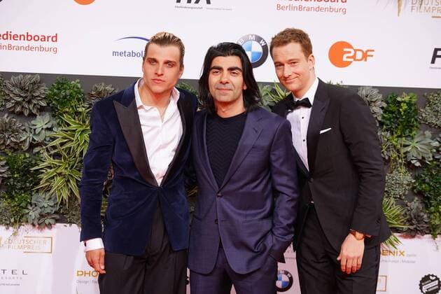03 05 2019 Berlin Germany GER Award of the German Film Prize Palais am Funkturm Red Carpet v l n r Jonas Dassler Fatih Akin Alexander Fehling