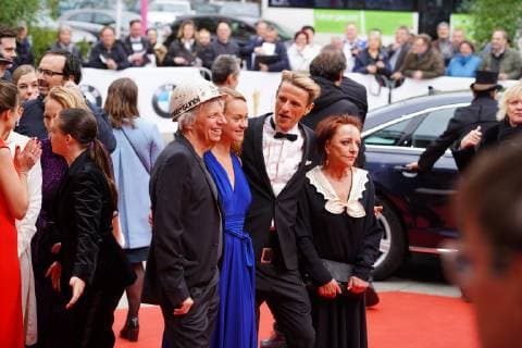 03 05 2019 Berlin Germany GER Award of the German Film Prize Palais am Funkturm Red Carpet by Andreas Dresen Alexander Scheer and others