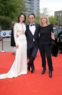 German Film Award 03 05 2019 Lea van Acken Jan Josef Liefers with his wife Anna Loos at the German Film Award ceremony at the Palais am Funkturn Masurenallee Hammarskjoeldplatz Berlin 03 05 2019