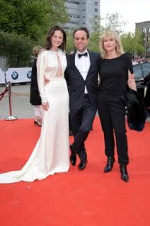 German Film Award 03 05 2019 Lea van Acken Jan Josef Liefers with his wife Anna Loos at the German Film Award ceremony at the Palais am Funkturn Masurenallee Hammarskjoeldplatz Berlin 03 05 2019