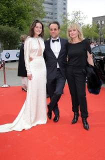 German Film Award 03 05 2019 Lea van Acken Jan Josef Liefers with his wife Anna Loos at the German Film Award ceremony at the Palais am Funkturn Masurenallee Hammarskjoeldplatz Berlin 03 05 2019
