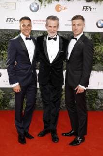Kostja Ullmann Ulrich Matthes and Jannik Schümann at the presentation of the German Film Award 2019 at Messe Berlin Berlin 03 05 2019 Foto:xS.xGabschx xFuturexImage