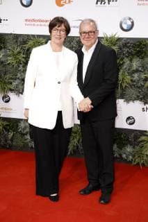 Joachim Krol with his wife Heidrun Teusner Krol at the presentation of the German Film Award 2019 at Messe Berlin Berlin 03 05 2019 Foto:xS.xGabschx xFuturexImage