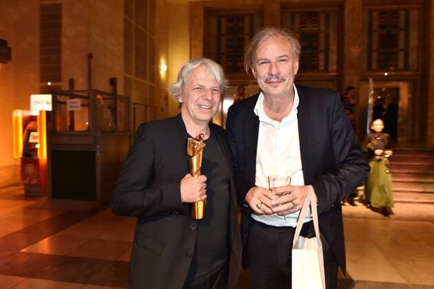 Andreas Dresen and Leander Haußmann at the German Film Award Aftershow Party on 3 05 2019 in Berlin German Film Award 2019 in Berlin Party