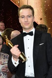 Alexander Fehling the actor and prizewinner on stage at the German Film Award ceremony on 3 05 2019 in Berlin German Film Award 2019 in Berlin Party