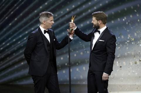 Christian Becker and Peter Thorwarth at the German Film Award 2019 at Messe Berlin 03 05 2019 Foto:xS.xGabschx xFuturexImage