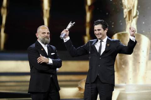 Wolfgang Fischer and Marcos Kantis at the presentation of the German Film Award 2019 at Messe Berlin 03 05 2019 Foto:xS.xGabschx xFuturexImage