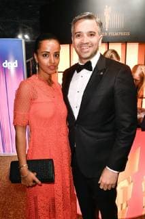 Sawsan Chebli with husband Nizar Maarouf at the Aftershow Party of the German Film Award 2019 at the Palais am Funkturm in the Messe Berlin Berlin 03 05 2019 Foto:xF.xKernx xFuturexImage