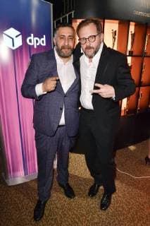 Kida Khodr Ramadan and Samuel Finzi at the Aftershow Party of the German Film Award 2019 at the Palais am Funkturm in the Messe Berlin Berlin 03 05 2019 Foto:xF.xKernx xFuturexImage