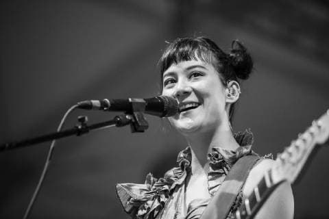 May 4, 2019 - Atlanta, GA, USA - ATLANTA, GEORGIA - MAY 04: Michelle Zaunder of Japanese Breakfast of the Struts performs during day 2 of Shaky Knees Music Festival at Atlanta Central Park on May 04, 2019 in Atlanta, Georgia. Photo: Ryan Fleisher imageSPACE Atlanta USA - ZUMAs181 20190504_zea_s181_154 Copyright: xImagespacex
