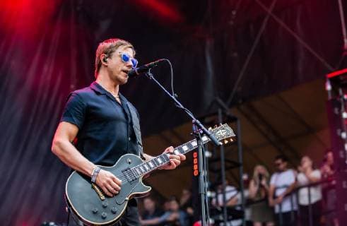 May 4, 2019 - Atlanta, GA, USA - ATLANTA, GEORGIA - MAY 04: Paul Banks of the Interpol performs during day 2 of Shaky Knees Music Festival at Atlanta Central Park on May 04, 2019 in Atlanta, Georgia. Photo: Ryan Fleisher imageSPACE Atlanta USA - ZUMAs181 20190504_zea_s181_144 Copyright: xImagespacex