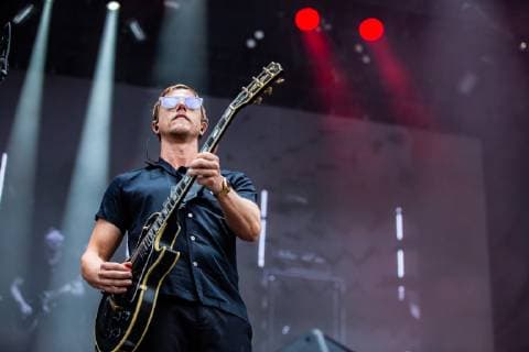 May 4, 2019 - Atlanta, GA, USA - ATLANTA, GEORGIA - MAY 04: Paul Banks of the Interpol performs during day 2 of Shaky Knees Music Festival at Atlanta Central Park on May 04, 2019 in Atlanta, Georgia. Photo: Ryan Fleisher imageSPACE Atlanta USA - ZUMAs181 20190504_zea_s181_141 Copyright: xImagespacex
