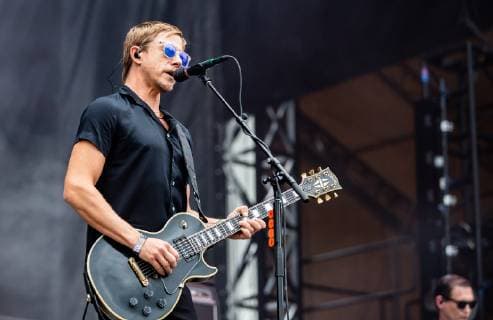 May 4, 2019 - Atlanta, GA, USA - ATLANTA, GEORGIA - MAY 04: Paul Banks of the Interpol performs during day 2 of Shaky Knees Music Festival at Atlanta Central Park on May 04, 2019 in Atlanta, Georgia. Photo: Ryan Fleisher imageSPACE Atlanta USA - ZUMAs181 20190504_zea_s181_138 Copyright: xImagespacex