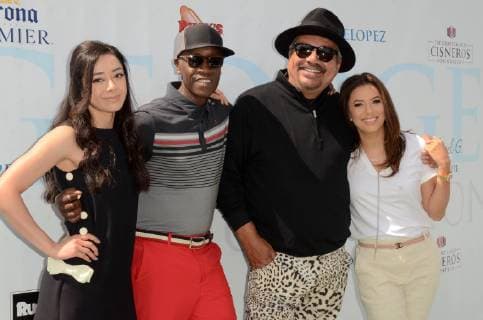 Entertainment Themen der Woche KW19 Entertainment Bilder des Tages BURBANK, CA - MAY 6: Aimee Garcia, Don Cheadle, George Lopez, Eva Longoria at the George Lopez Foundation Celebrity Golf Classic at the Lakeside Country Club in Burbank, California on May 6, 2019. Copyright: xDavidxEdwardsx