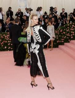 Caroline Trentini arrives on the red carpet at The Metropolitan Museum of Art s Costume Institute Benefit Camp: Notes on Fashion at Metropolitan Museum of Art in New York City on May 6, 2019.  NYP20190506234 JOHNxANGELILLO