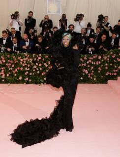 Laverne Cox arrives on the red carpet at The Metropolitan Museum of Art s Costume Institute Benefit Camp: Notes on Fashion at Metropolitan Museum of Art in New York City on May 6, 2019.  NYP20190506218 JOHNxANGELILLO