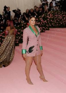 Ashley Graham arrives on the red carpet at The Metropolitan Museum of Art s Costume Institute Benefit Camp: Notes on Fashion at Metropolitan Museum of Art in New York City on May 6, 2019.  NYP20190506223 JOHNxANGELILLO
