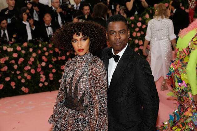 Megalyn Echikunwoke and Chris Rock arrive on the red carpet at The Metropolitan Museum of Art s Costume Institute Benefit Camp: Notes on Fashion at Metropolitan Museum of Art in New York City on May 6, 2019.  NYP20190506273 JOHNxANGELILLO