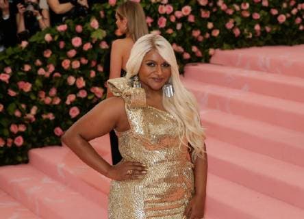 Mindy Kaling arrives on the red carpet at The Metropolitan Museum of Art s Costume Institute Benefit Camp: Notes on Fashion at Metropolitan Museum of Art in New York City on May 6, 2019.  NYP20190506240 JOHNxANGELILLO