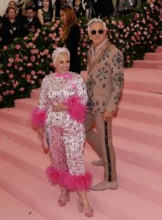 Baz Luhrmann, Catherine Martin arrive on the red carpet at The Metropolitan Museum of Art s Costume Institute Benefit Camp: Notes on Fashion at Metropolitan Museum of Art in New York City on May 6, 2019.  NYP20190506248 JOHNxANGELILLO