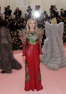 Saoirse Ronan arrives on the red carpet at The Metropolitan Museum of Art s Costume Institute Benefit Camp: Notes on Fashion at Metropolitan Museum of Art in New York City on May 6, 2019.  NYP20190506270 JOHNxANGELILLO