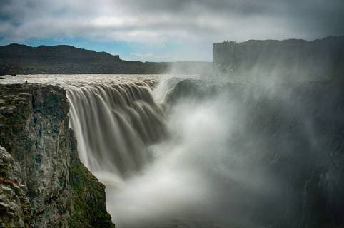 June 7, 2018: Europe s most powerful waterfall, Dettifoss, Vatnajokul National Park, Asbyrgi, Iceland. Skaftafell Iceland - ZUMAcls_ 20180708_zaf_cls_012 Copyright: xLarryxClousex