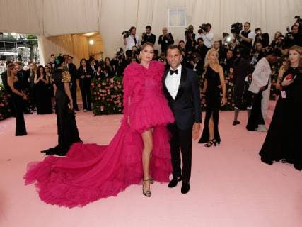 Doutzen Kroes arrives on the red carpet at The Metropolitan Museum of Art s Costume Institute Benefit Camp: Notes on Fashion at Metropolitan Museum of Art in New York City on May 6, 2019.  NYP20190506265 JOHNxANGELILLO