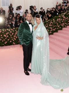 Swizz Beatz and Alicia Keys arrive on the red carpet at The Metropolitan Museum of Art s Costume Institute Benefit Camp: Notes on Fashion at Metropolitan Museum of Art in New York City on May 6, 2019.  NYP20190506359 JOHNxANGELILLO