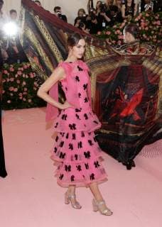 Laura Love arrives on the red carpet at The Metropolitan Museum of Art s Costume Institute Benefit Camp: Notes on Fashion at Metropolitan Museum of Art in New York City on May 6, 2019.  NYP20190506255 JOHNxANGELILLO