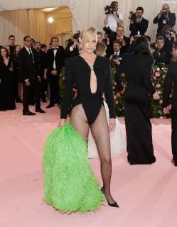 Amber Valletta arrives on the red carpet at The Metropolitan Museum of Art s Costume Institute Benefit Camp: Notes on Fashion at Metropolitan Museum of Art in New York City on May 6, 2019.  NYP20190506308 JOHNxANGELILLO