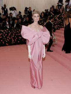 Elizabeth Debicki arrives on the red carpet at The Metropolitan Museum of Art s Costume Institute Benefit Camp: Notes on Fashion at Metropolitan Museum of Art in New York City on May 6, 2019.  NYP20190506322 JOHNxANGELILLO