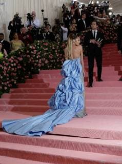 Candice Swanepoel arrives on the red carpet at The Metropolitan Museum of Art s Costume Institute Benefit Camp: Notes on Fashion at Metropolitan Museum of Art in New York City on May 6, 2019.  NYP20190506328 JOHNxANGELILLO