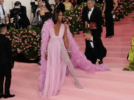 Naomi Campbell arrives on the red carpet at The Metropolitan Museum of Art s Costume Institute Benefit Camp: Notes on Fashion at Metropolitan Museum of Art in New York City on May 6, 2019.  NYP20190506350 JOHNxANGELILLO