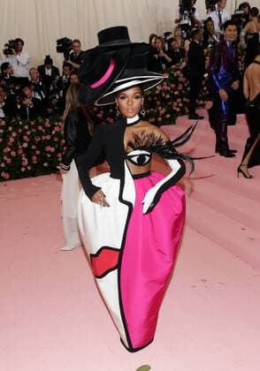 Janelle Monae arrives on the red carpet at The Metropolitan Museum of Art s Costume Institute Benefit Camp: Notes on Fashion at Metropolitan Museum of Art in New York City on May 6, 2019.  NYP20190506355 JOHNxANGELILLO