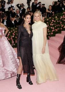 Natacha Ramsay-Levi and Gwyneth Paltrow arrive on the red carpet at The Metropolitan Museum of Art s Costume Institute Benefit Camp: Notes on Fashion at Metropolitan Museum of Art in New York City on May 6, 2019.  NYP20190506362B JOHNxANGELILLO