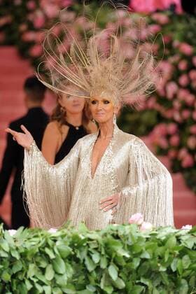NEW YORK, NEW YORK - MAY 06: Celine Dion at The 2019 Met Gala Celebrating Camp: Notes on Fashion at Metropolitan Museum of Art on May 06, 2019 in New York City. Copyright: xJohnxPalmerx