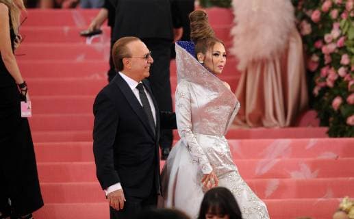 NEW YORK, NEW YORK - MAY 06: Tommy Mottola and Thalia at The 2019 Met Gala Celebrating Camp: Notes on Fashion at Metropolitan Museum of Art on May 06, 2019 in New York City. Copyright: xJohnxPalmerx