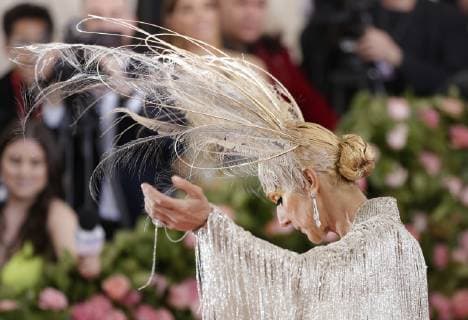 C?line Dion arrives on the red carpet at The Metropolitan Museum of Art s Costume Institute Benefit Camp: Notes on Fashion at Metropolitan Museum of Art in New York City on May 6, 2019.  NYP2019050914 JOHNxANGELILLO