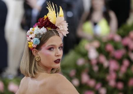 Josephine Skriver arrives on the red carpet at The Metropolitan Museum of Art s Costume Institute Benefit Camp: Notes on Fashion at Metropolitan Museum of Art in New York City on May 6, 2019.  NYP2019050938 JOHNxANGELILLO