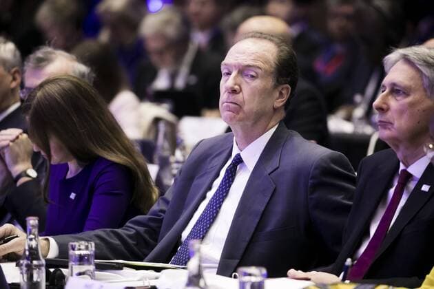 Paris, France May 7, 2019 - Paris Forum Conference at French ministry for economy untitled Sustainable Debt for Sustainable Growth: Sound Financing for Development - World Bank President David Malpass PARIS FORUM, ECONOMIE, BERCY  Copyright: xVincentxIsorex