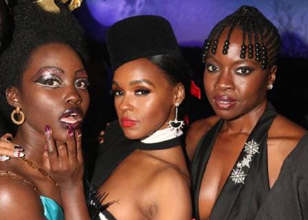 NEW YORK, NY - MAY 6, 2019 Lupita Nyong o, Janelle Monae & Danai Gurira attends the Kanye West Met Gala After Party at Up & Down, May 6, 2019 in New York City. Photo Copyright: xWalikxGoshornx